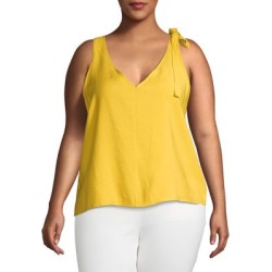 Self-Tie Bow Sleeveless Top