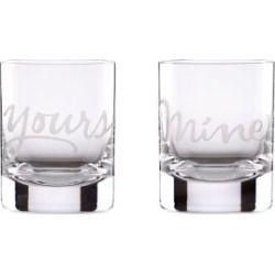 Verres à whisky mine yours» jeu de 2 two of a kind