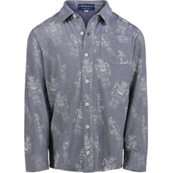 Baby Boy's Robot Printed Button Down Shirt