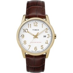 Montre Easy Reader à bracelet en cuir
