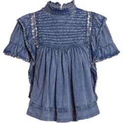 Le Femme Chambray Top