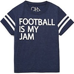 Chaser Toddler's, Little Boy's & Boy's Football Is My Jam Tee - Sapphire - Size 5