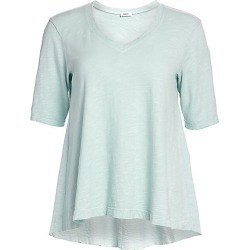 Wilt Women's Textured Space-Dyed Tee - Dusty Sky - Size Small