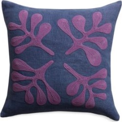 Amoeba Laurels Linen Pillow