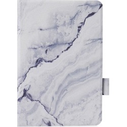 Marble-Print iPad Case - Grey Marble