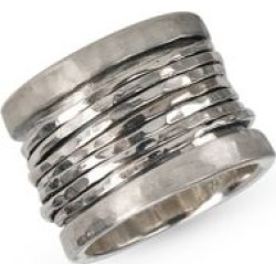 Serenity 925 Sterling Silver Multi-Row Band Ring
