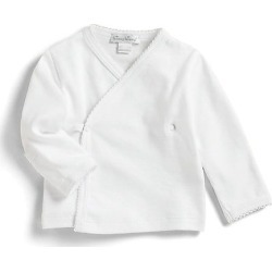 Kissy Kissy Baby's Pima Cotton Kimono Top - White - Size 3-6 Months