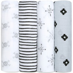 aden + anais Baby's Set of Four Classic Cotton Swaddles