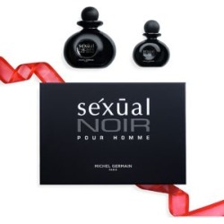 Ensemble-cadeau eau de toilette Sexual Noir pour homme, deux produits