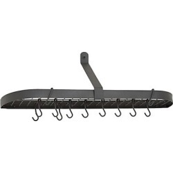 Wall-Mount Steel Pot Rack