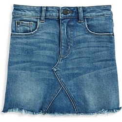DL1961 Premium Denim Girl's Chic Denim Skirt - Blue Rose - Size 7