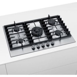 Table de cuisson au gaz Bosch de la série 800, 76 cm
