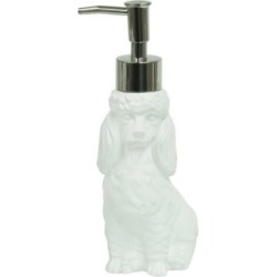 Distributeur de lotion en céramique en forme de caniche