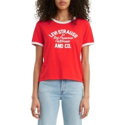 Graphic Ringer Surf Cotton Tee