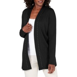 Cardigan en coton riveté