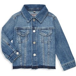 DL1961 Premium Denim Girl's Manning Denim Jacket - Cloud - Size Small (7-8)