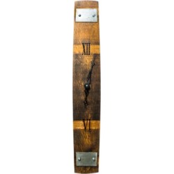 Wine Barrel Single Stave Clock