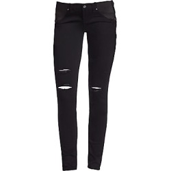 Paige Maternity Women's Verdugo Distressed Skinny Maternity Jeans - Black Shadow Destructed - Size 29 (6-8) Paige Maternity Women's Verdugo Distressed Skinny Maternity Jeans - Black Shadow Destructed - Size 29 (6-8)