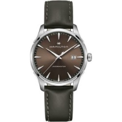 Montre à Jazzmaster Gent Quartz avec bracelet en cuir