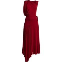 Sleeveless Asymmetric Draped Gown