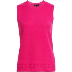 Knit Wool-Blend Shell