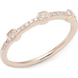 Stack & Style Diamond & 14K Rose Gold Ring
