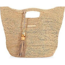 Heidi Klein Women's Mini Raffia Bucket Bag - Natural