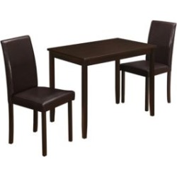 Ensemble de salle à manger avec table et chaises, trois pièces