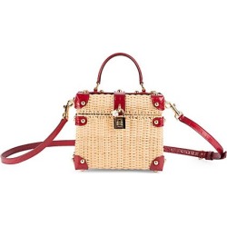 Dolce & Gabbana Women's Dolce Box Wicker Top Handle Bag - Natural