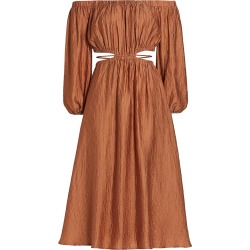 Women's Cassian Cut-out Maxi Dress - Warm Brown - Size Large found on Bargain Bro from Saks Fifth Avenue for USD $46.73