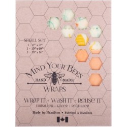 Organic 3-Piece Beeswax Food Wrap Set