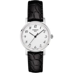 Montre à quartz Everytime à bracelet en cuir