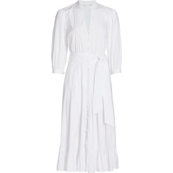 Women's Izie Cotton Poplin Midi Dress - White - Size 0 found on Bargain Bro from Saks Fifth Avenue for USD $125.39
