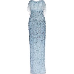Embellished Strapless Gown