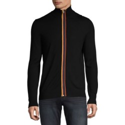 Stand Collar Wool Sweater