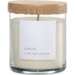 Ginger and Meyer Lemon Scented Jar Candle - 8 oz.