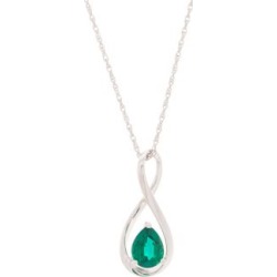 Sterling Silver Infinity Pendant Necklace