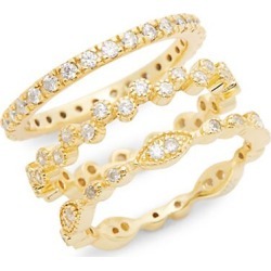 14K Goldplated Triple Stack Ring