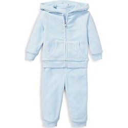 Ralph Lauren Baby Boy's Hoodie & Trackpants 2-Piece Set - Blue - Size 18 Months