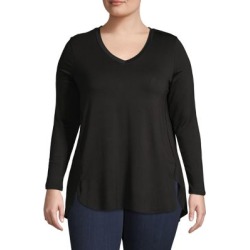 High-Low Long-Sleeve Top