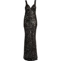Sequin Stars Sleeveless Gown