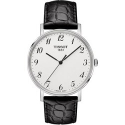 Unisex Quartz Everytime Embossed Leather Watch