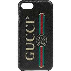 Gucci Men's Gucci Print iPhone 8 Case - Black
