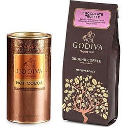 Godiva Chocolatier Chocolate Coffee and Cocoa Gift Set