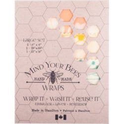 Organic 5-Piece Beeswax Food Wrap Set