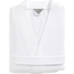 Robe de chambre de style spa en tissu éponge et gaufré