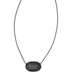 Women's Elisa Gunmetal-Tone, Druzy, & Crystal Pendant Necklace - Black Drusy found on Bargain Bro from Saks Fifth Avenue for USD $74.48