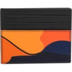 Valentino Garavani Camouflage Leather Mixed Media Card Holder