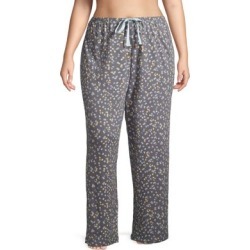 Plus Whoopsy Daisy Cotton-Blend Sleep Pants