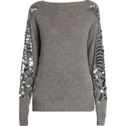 Sequin Detail Cashmere Sweater